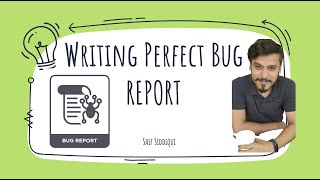 How To Write Perfect BUG REPORT In Software Testing | Manual Testing | Real website testing