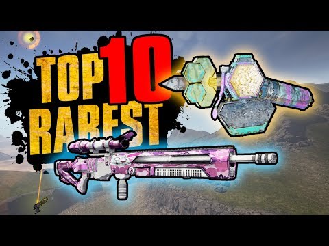 TOP 10 RAREST ITEMS IN BORDERLANDS 2 - NEW #1