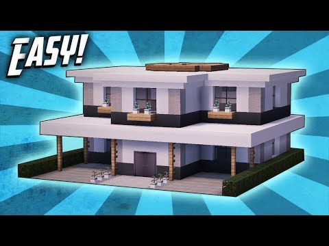 Rizzial - Minecraft: How To Build A Large Modern House Tutorial (#28)