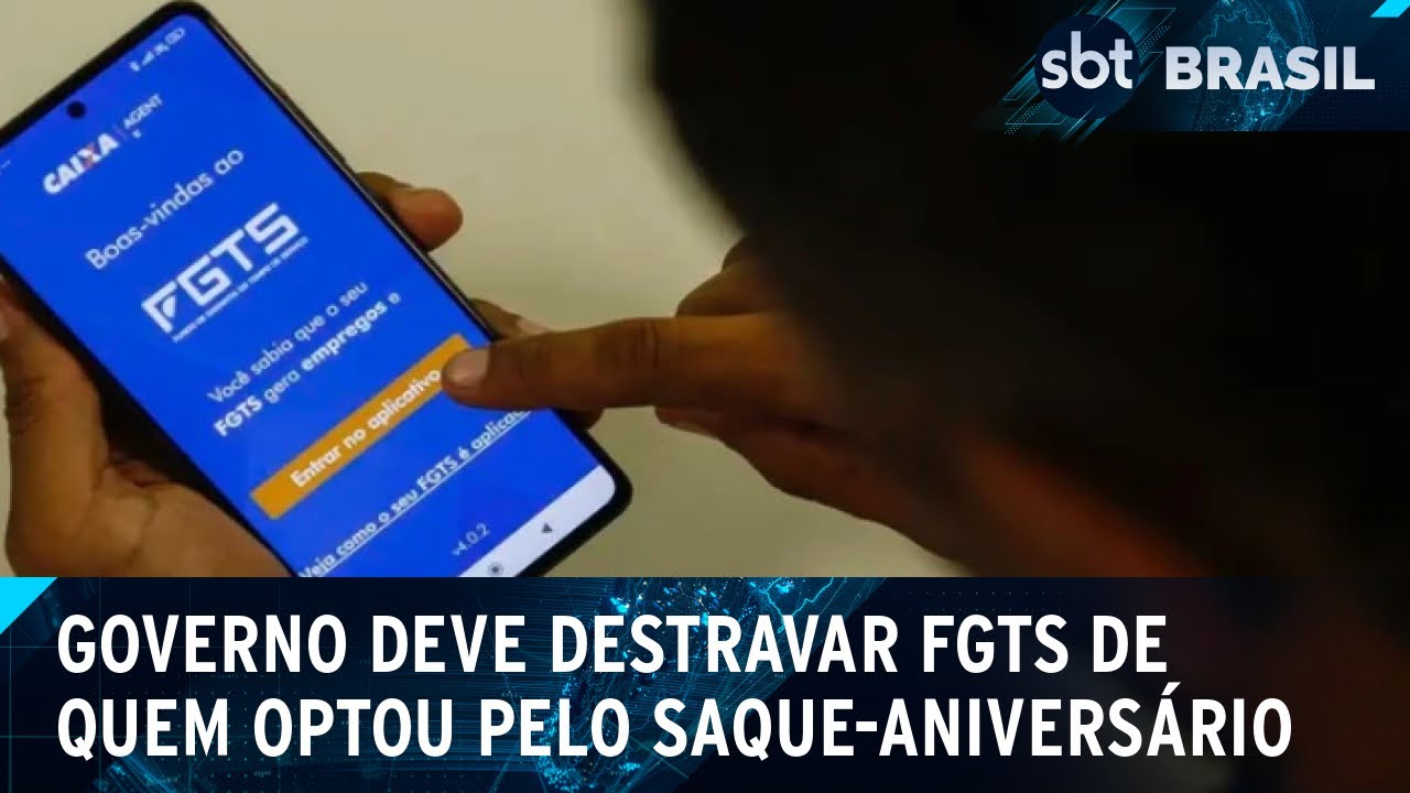 Haddad diz vai destravar o FGTS de quem optou pelo saque-aniversário | SBT Brasil (24/02/25)