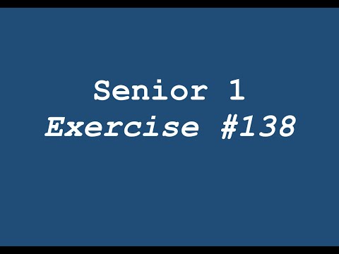 Senior 1 - Exercise 138 (C Major Chords & Arpeggios)