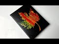 STUNNING Autumn Leaf Art Made Easy! | AB Creative #shorts