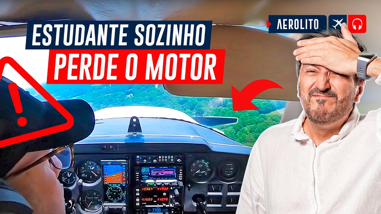 React: Aluno Solo Perde o Motor em Voo | EP. 836