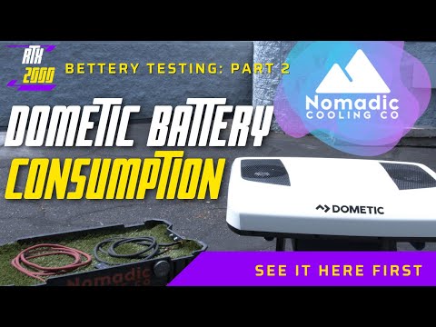 Dometic RTX 2000 Battery Consumption Test Part 2  l Victron 100ah Battery l Nomadic Cooling