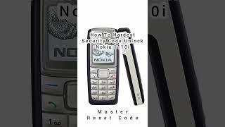 How To Hardest Security Code Unlock Nokia 1110i