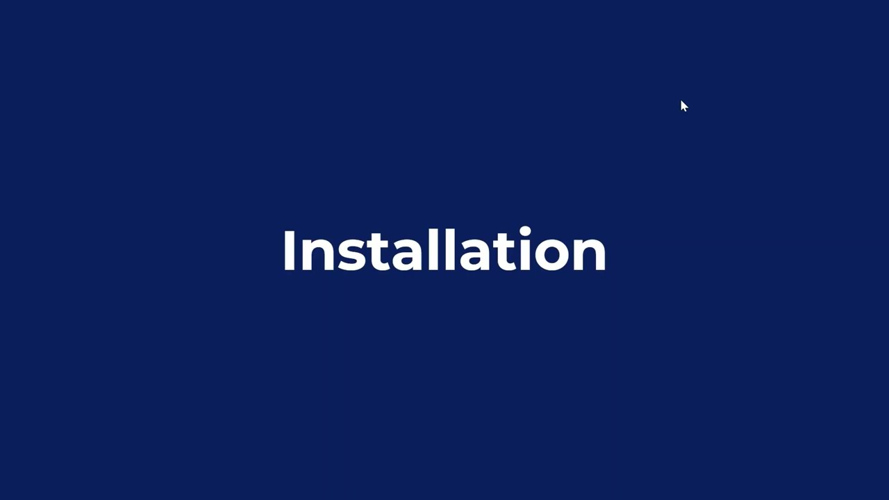 Installation - Pascal XE