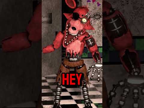 Foxy has X-ray vision... 🤣 #fnaf