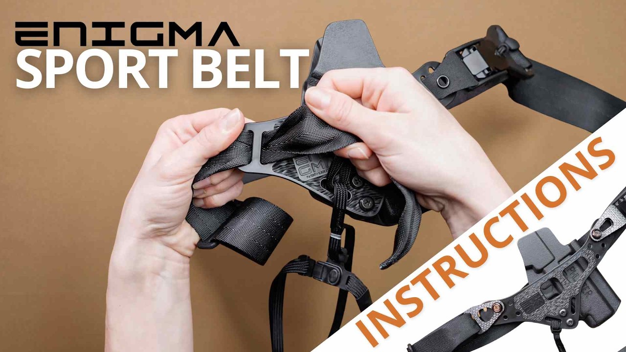 How to Install the Sport Belt on the PHLster Enigma Express, OS Standard, Light Bearing