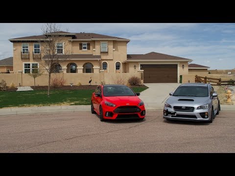 2018 Ford Focus RS VS Subaru WRX! *SHOCKING RESULTS*