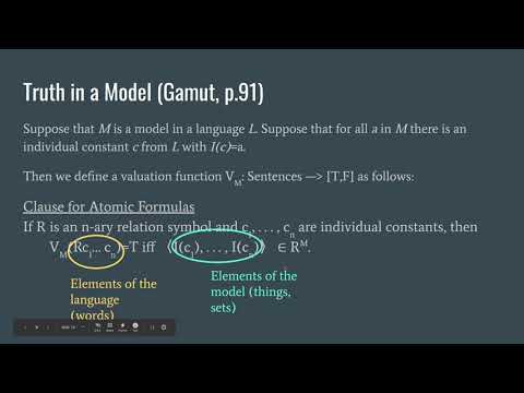 Semantics of Predicate Logic (Part 1/2)