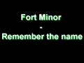 Fort Minor - Remember The Name [High Quality ...