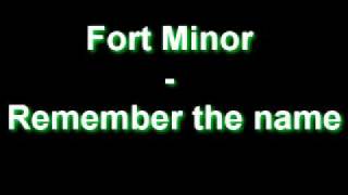 Fort Minor - Remember The Name [High Quality song with Lyrics!]