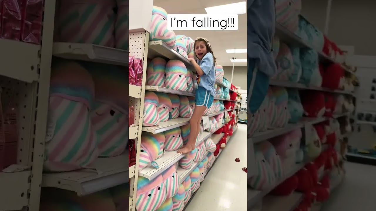 Risking its life for a Squishmallow..😱😱😱