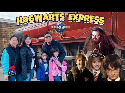 Magical Ride: Hogwarts Express (Diagon Alley to Hogsmeade) Universal Orlando #travelvlog