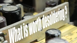 What is worth desoldering from old electronics? || DIY Fume Extractor