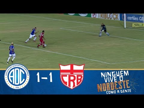 Confiança 1 x 1 CRB - Copa do Nordeste 2018