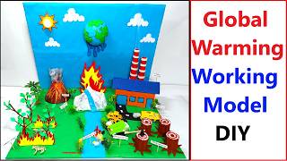 Global Warming & Greenhouse Effect Working Model | Science Exhibition 2025 DIY Project | howtofunda