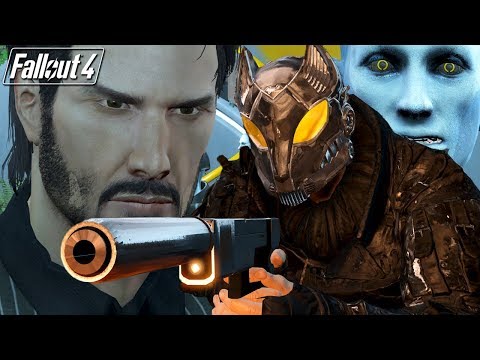 Fallout 4 Mods - John Wick and The Fox Helmet!