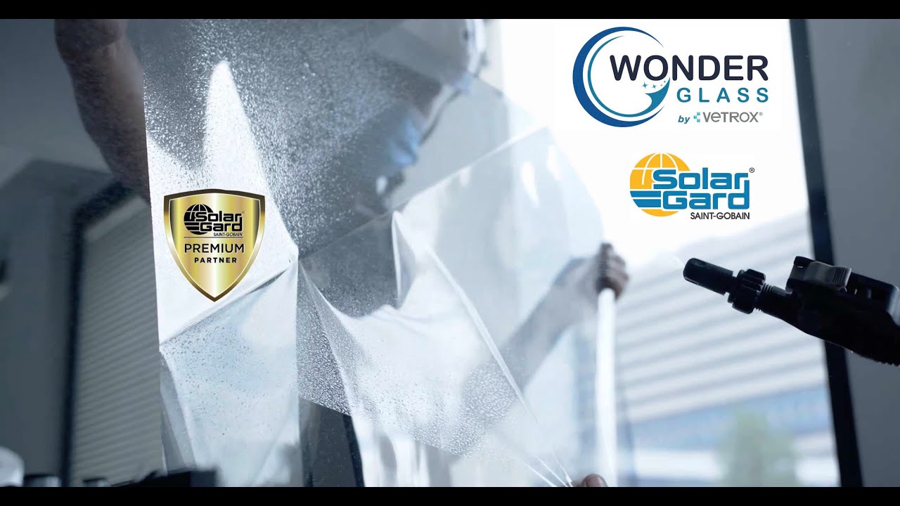 Pose de Film de contr&ocirc;le solaire de 1500 m2 l  Solar Gard&reg; Saint-Gobain  - WonderGlass