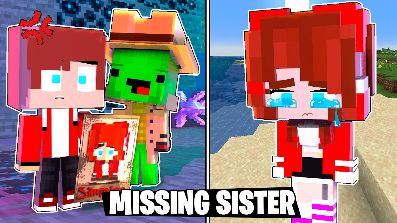 【まいぜんアニメ】JJの妹を探せ！JJ & マイキー【マインクラフトアニメ】