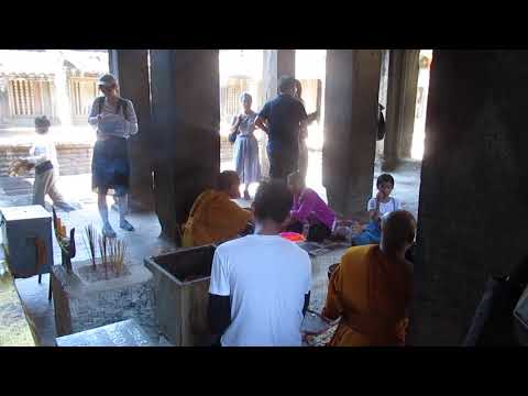 See artifacts inside the temple of Angkor Wat in Siem Reap Cambodia with Amazing Romance Travel!