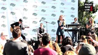 Sabrina Carpenter performs &quot;Silver Nights&quot; at TJ Martell Family Day