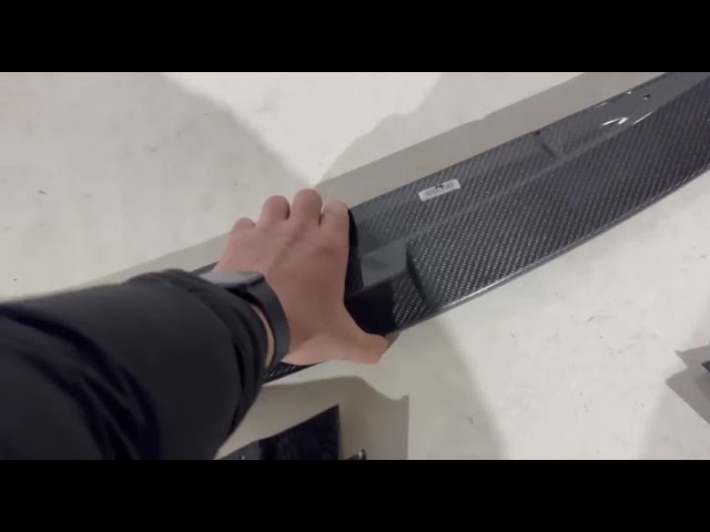 BMW 3 серия G20/G21 2018- гг. Передний бампер Лип V1 для G80 Карбон Video 1