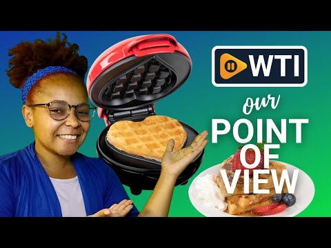Nostalgia MyMini Personal Electric Heart Waffle Maker - WTI product video review
