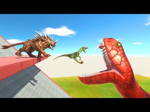 Reptile Slide, Infernals vs Dinosaurs - Animal Revolt Battle Simulator