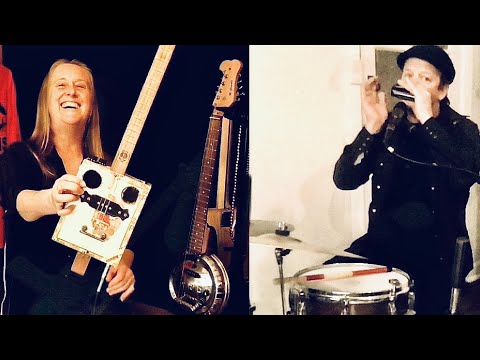 Fiona Boyes + Mark Grunden - Cigarbox, drums & harmonica: ‘Get It!’ - virtual songwriting challenge