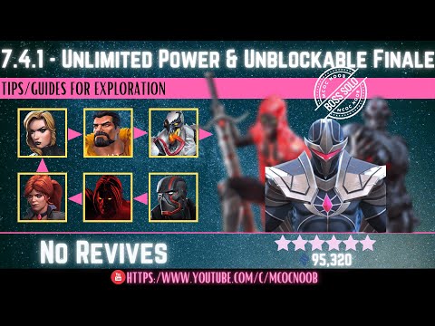 MCOC: Act 7.4.1 - Mutant Mastery, Unlimited Power & Unblockable Finale - Book 2, Act 1.4 - Darkhawk