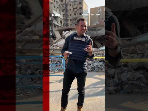 Video | BBC News given rare access to the Beirut area worst-hit by Israel. #Hezbollah #Israel #BBCNews