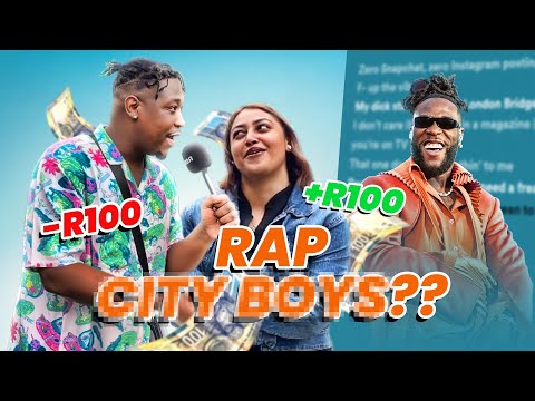 Rap "City Boys" by Burna Boy and win R100!!