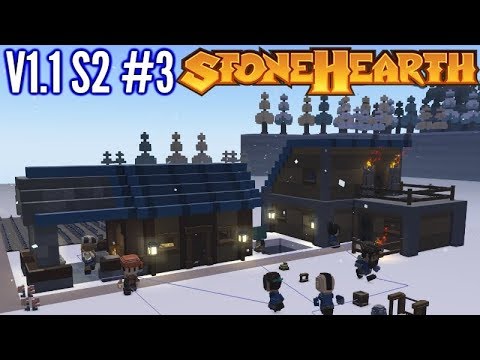 Stonehearth | S2 #3 | Mason's Workshop  & Mass Storage!