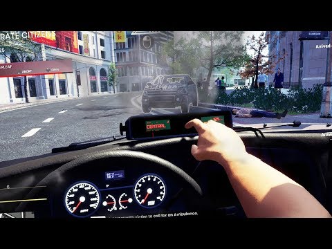 Burning Car in Cloverleaf (Police Simulator)