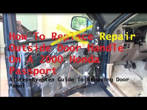 Repairing Door Handle On 2000 Honda Passport No New Parts Needed!