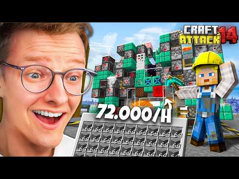 72.000 STEIN PRO STUNDE! 🤯 NEUE XXL FARM 🔥 CRAFTATTACK 14