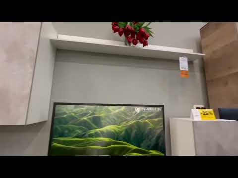 Стенка МБС 4 белый/ бетон светлый