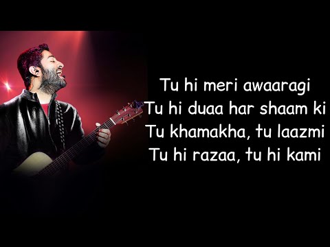 Aaj phir tumpe pyar aaya hai lyrics | Tu hi meri awargi | arijit singh