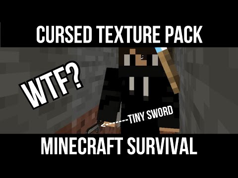 CURSED Texture Pack Survival Challenge