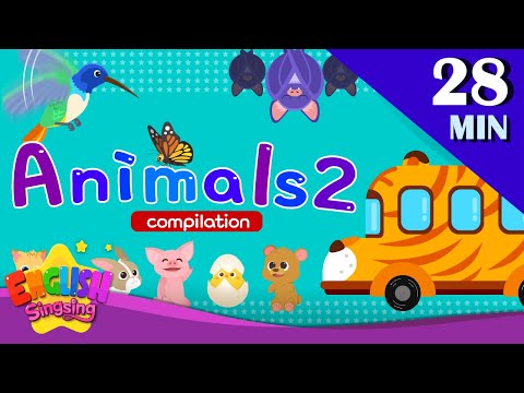 Theme "Animals 2" - Kids vocabulary - Words Compilation - First Dictionary