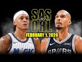 San Antonio Spurs Vs Orlando Magic Full Game Highlights February 1 2026 NBA Season