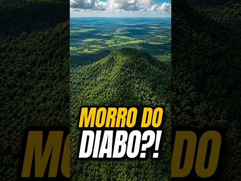 O parque chamado Morro do Diabo no extremo oeste de São Paulo