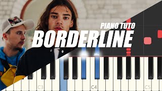 Columbine - Borderline (Easy Piano Tutorial)