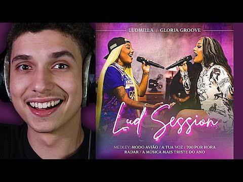 Rapper Reacts to Lud Session feat. Gloria Groove (Live)