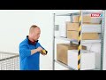 Lipni žymėjimo juosta TESA Signal , PP, 50mm x 66m, geltona-juoda