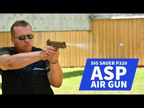 SIG P320 ASP distributed by GSG : testing the air gun at the shooting range