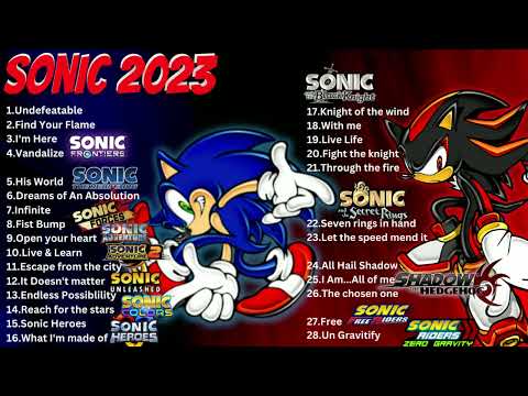 Top Sonic Songs 2023 | 2 hours of AWESOME Sonic Music | Sonic ost
