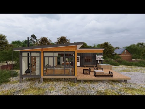 Shipping Container House - Possibly the Coziest Tiny House