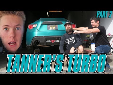 INSTALLING TANNER FOX'S TURBO KIT! AVO TURBO PROJECT PART 2